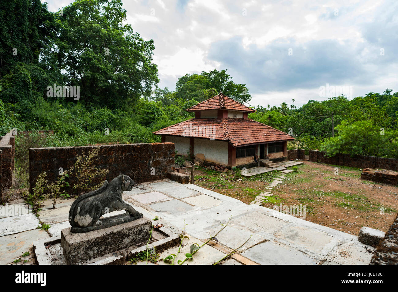 Devi Tempel, Maden Dorf, Karnataka, Indien, Asien Stockfoto