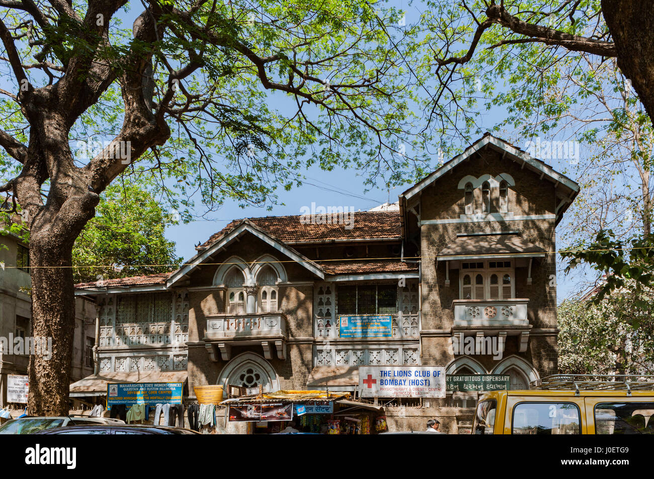 Altes Haus, Fort, dn Road, Mumbai, Maharashtra, Indien ...