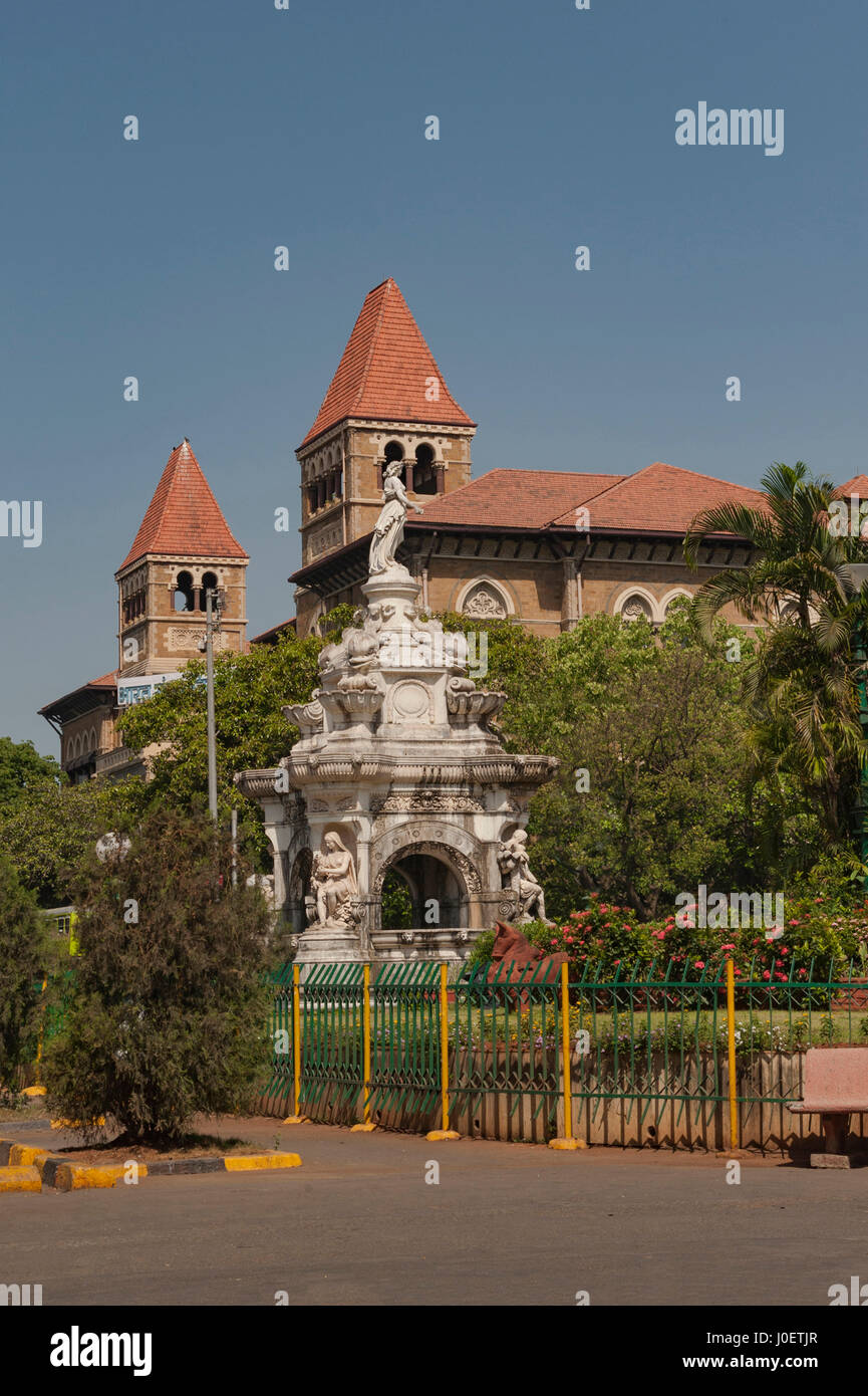 Flora-Brunnen, Fort, Mumbai, Maharashtra, Indien, Asien Stockfoto