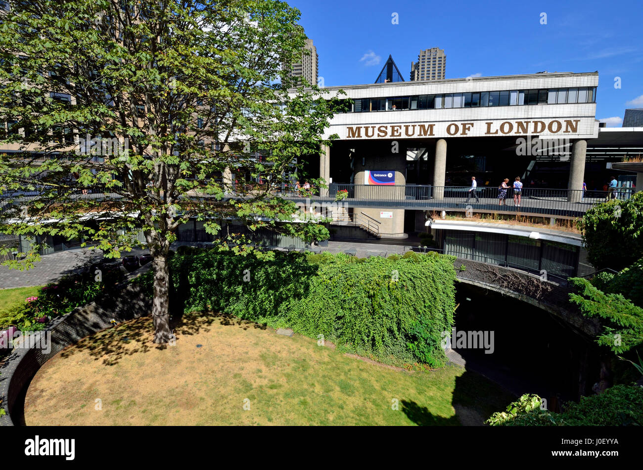 London, England, Vereinigtes Königreich. Museum of London, London Wall, Barbican Stockfoto