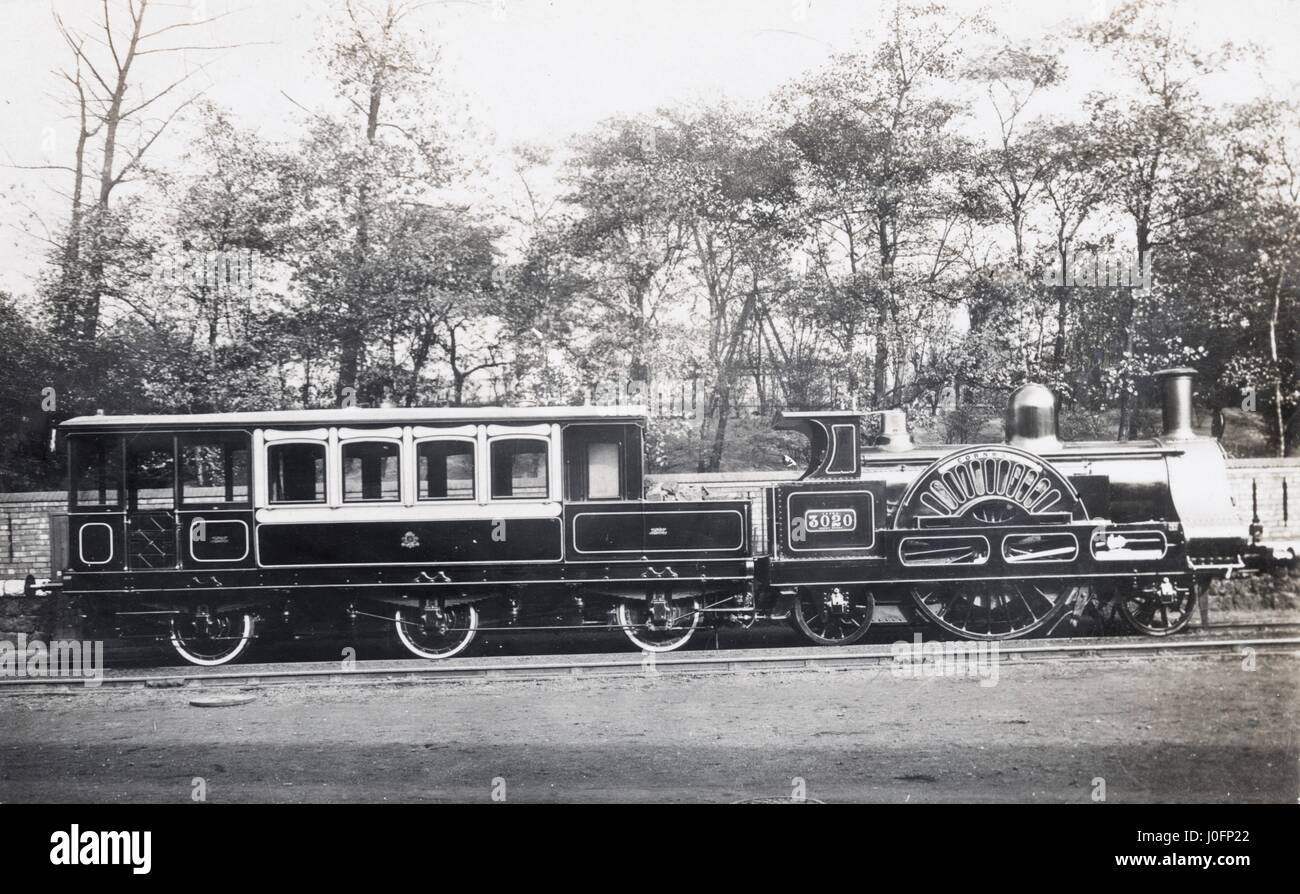 Lok keine 3020: "Cornwall" c1860 gebaut und umgebaut als ein 2: 2-2 Stockfoto