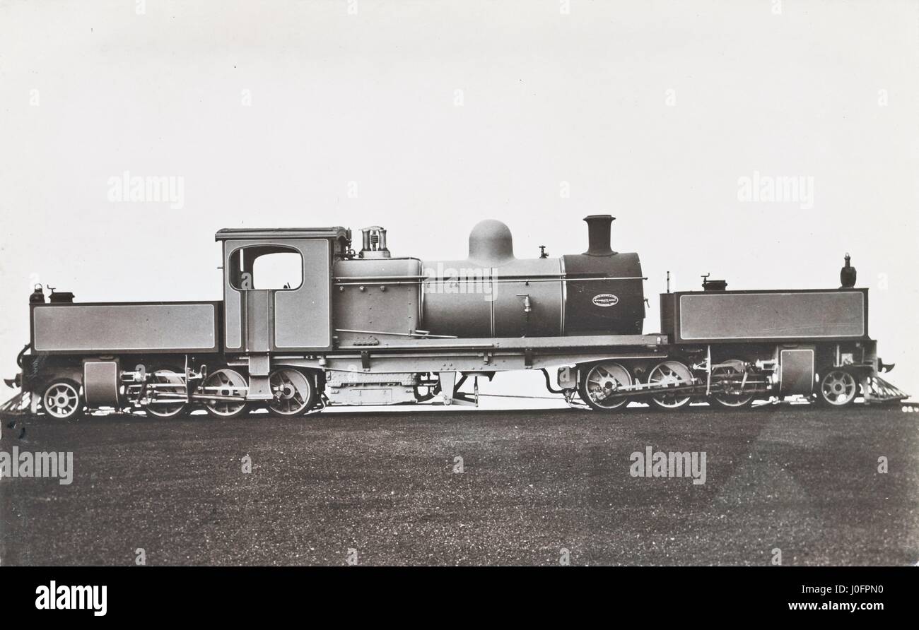 Lok keine unbekannten: 2-6-0 + 0-6-2 Garratt artikuliert Dampflokomotive, gebaut von Beyer, Peacock und Company Stockfoto