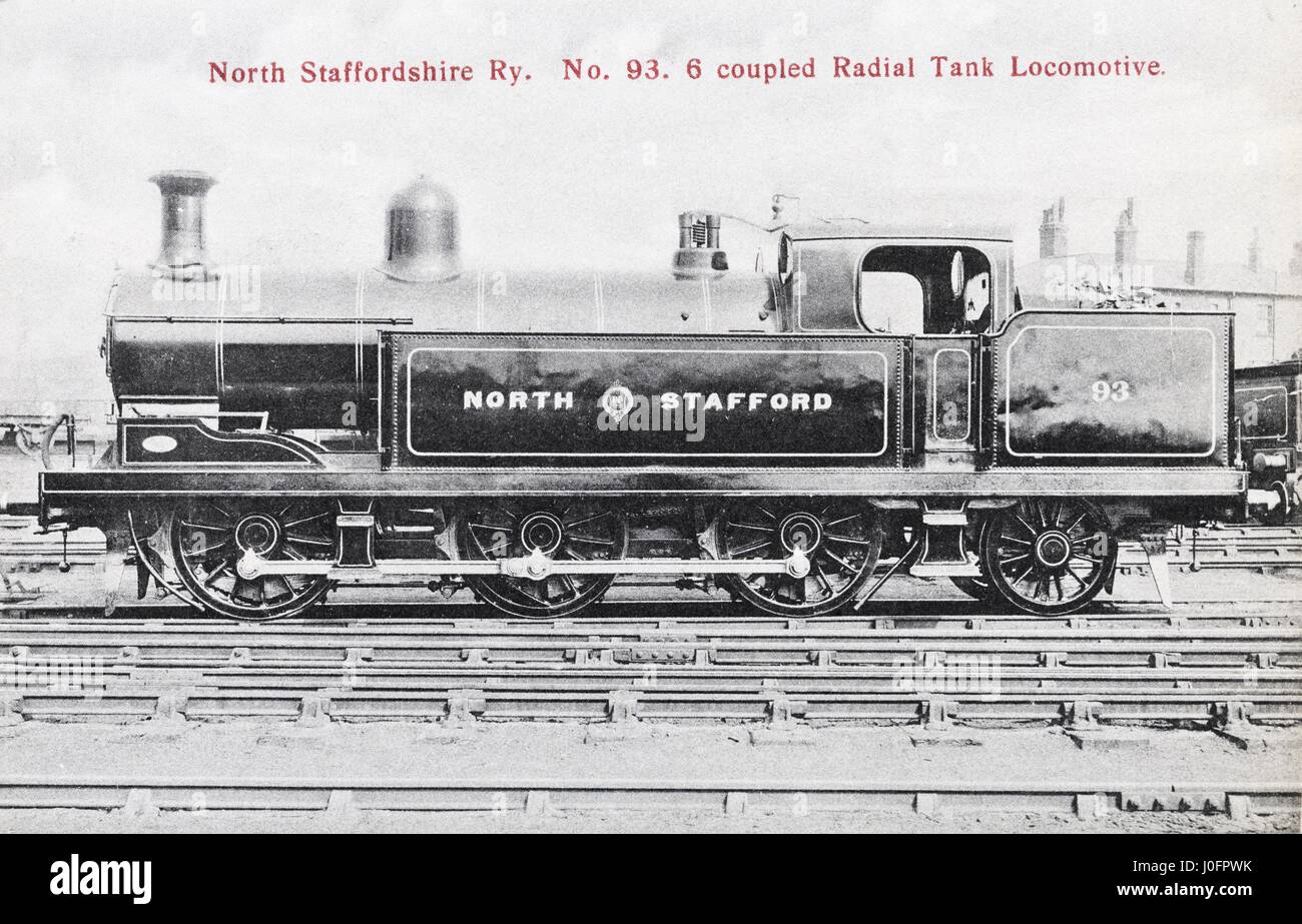 Lok keine 93: 0-6-2 [sechs gekoppelt] radial Tank Lokomotive Stockfoto