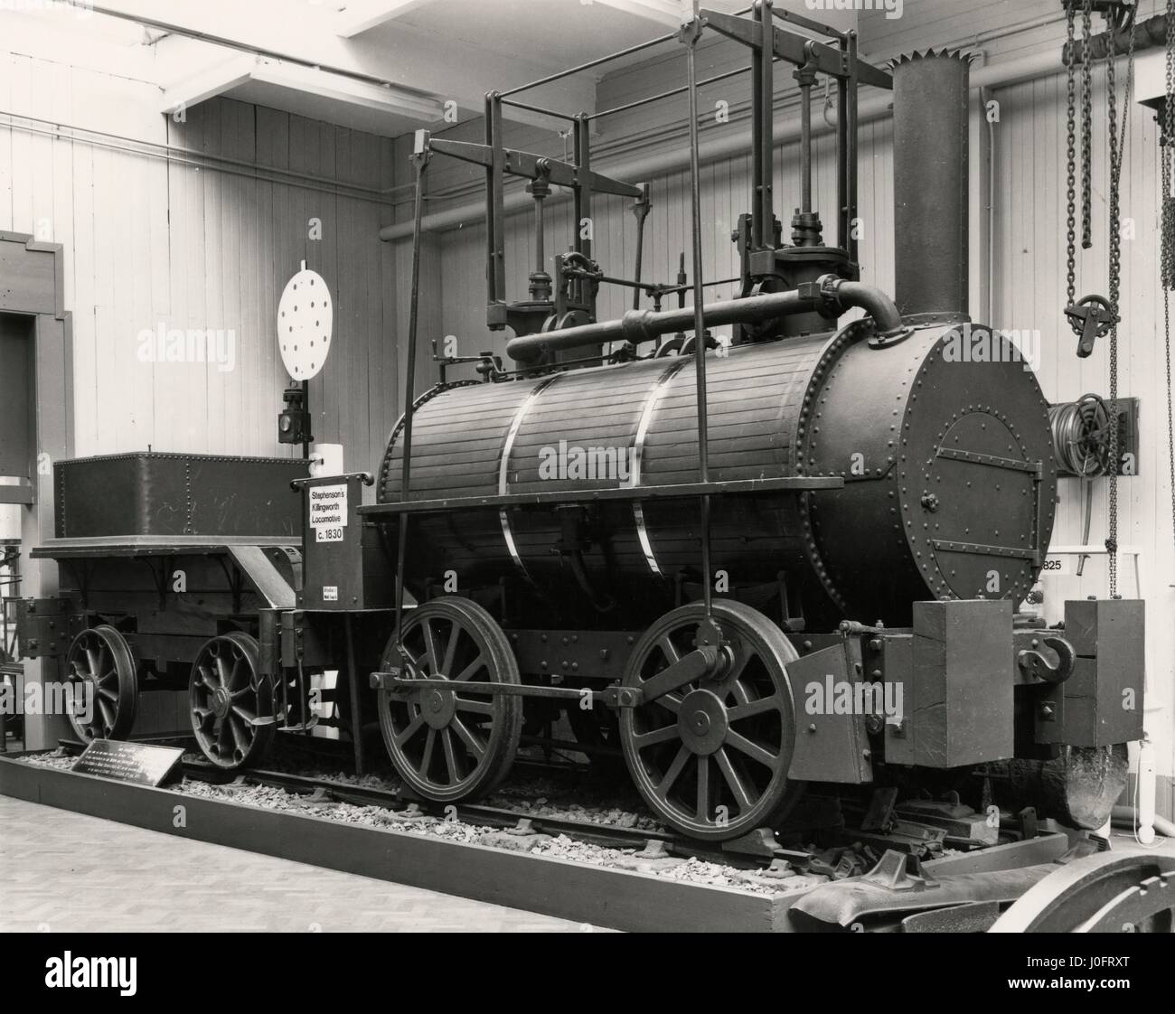 Stephensons Killingworth Lokomotive Stockfoto