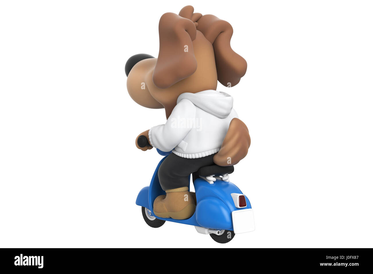 Comic-Hund Figur Stockfoto