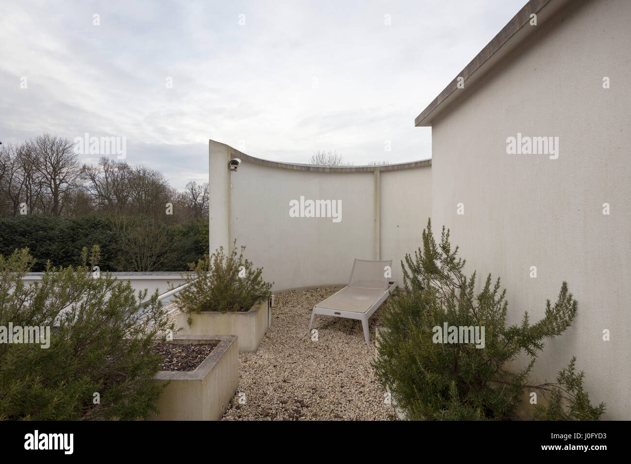 Villa Savoye in Poissy, Frankreich, modernistische Architektur-Ikone von Le Corbusier Stockfoto