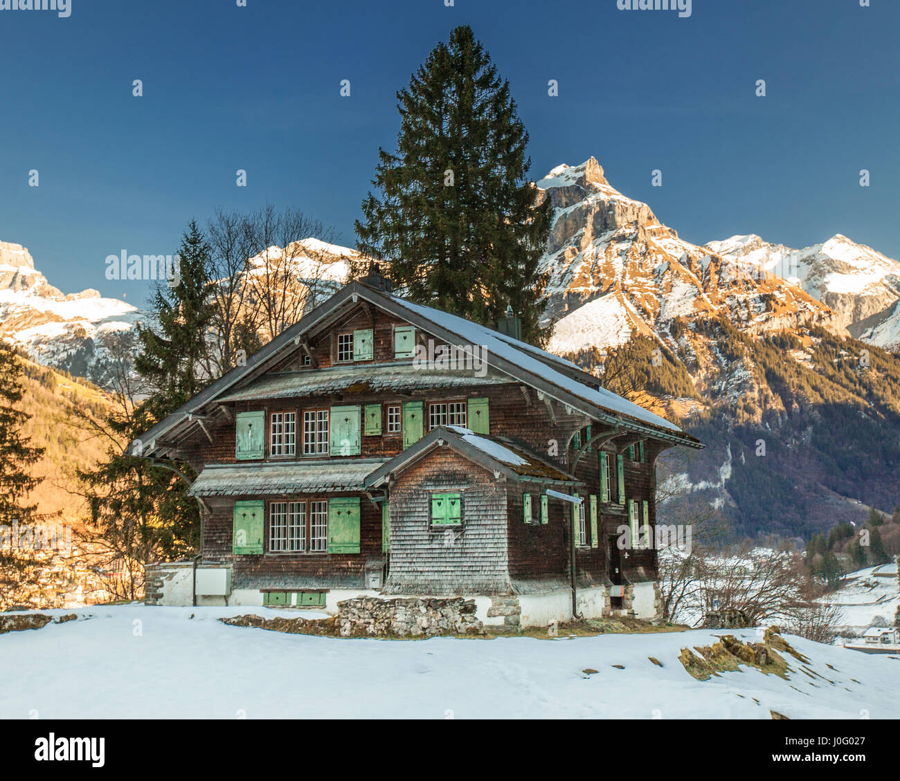 Engelberg-Schweiz Stockfoto