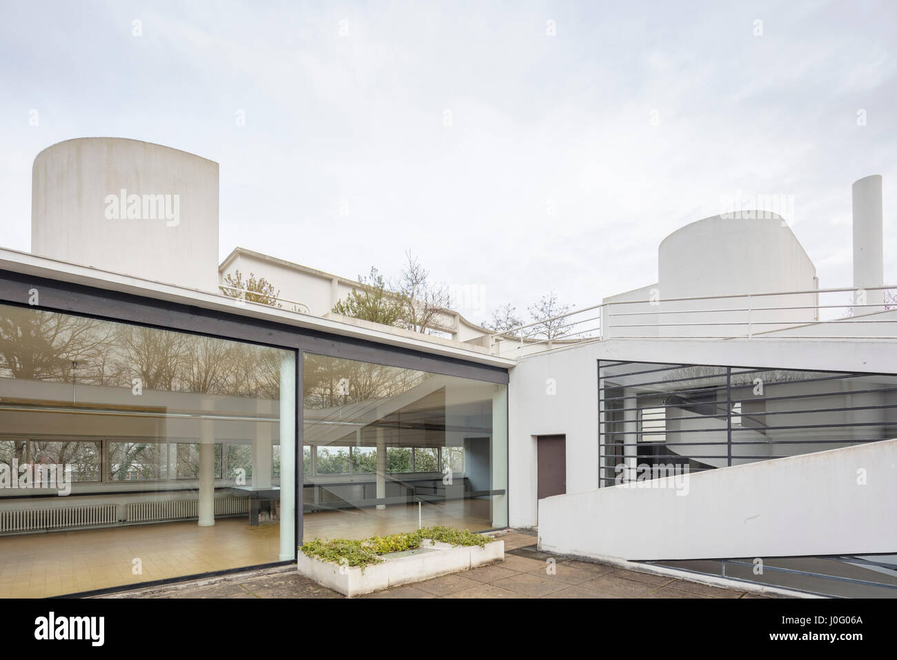 Villa Savoye In Poissy Frankreich Modernistische
