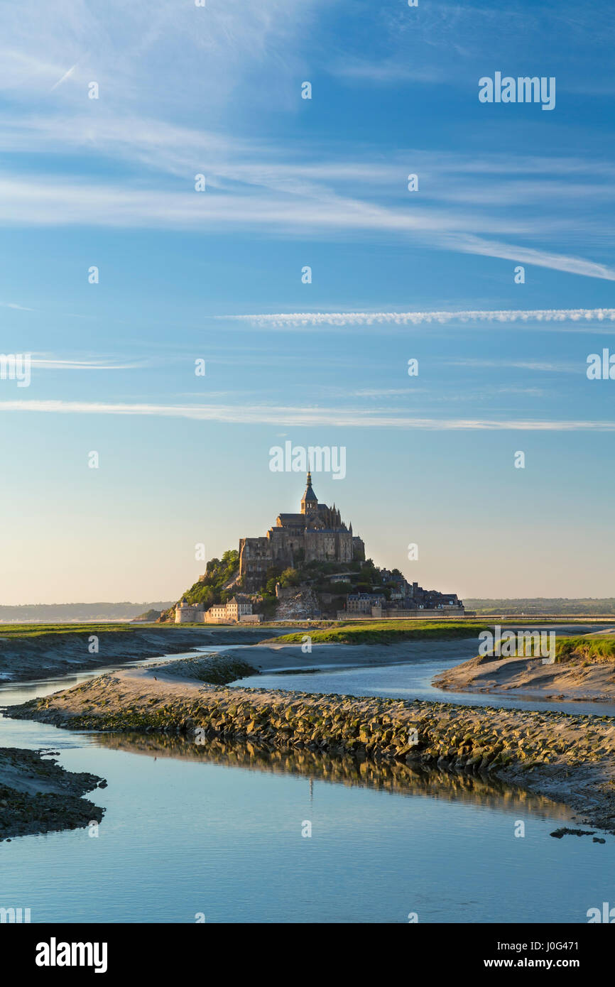 Mont Saint Michel, Normandie, Frankreich Stockfoto