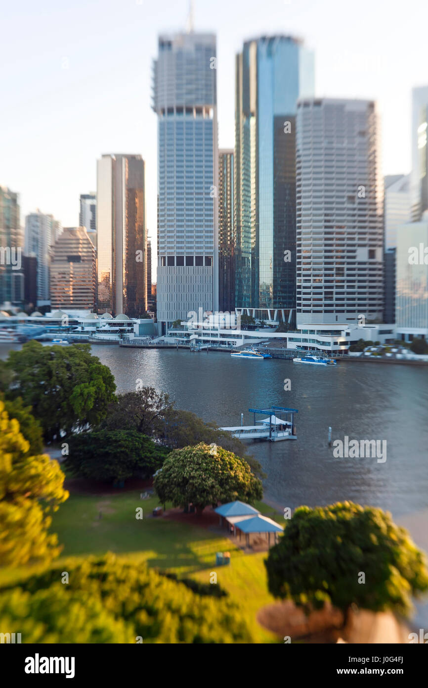 Skyline von Brisbane, Queensland, Australien Stockfoto