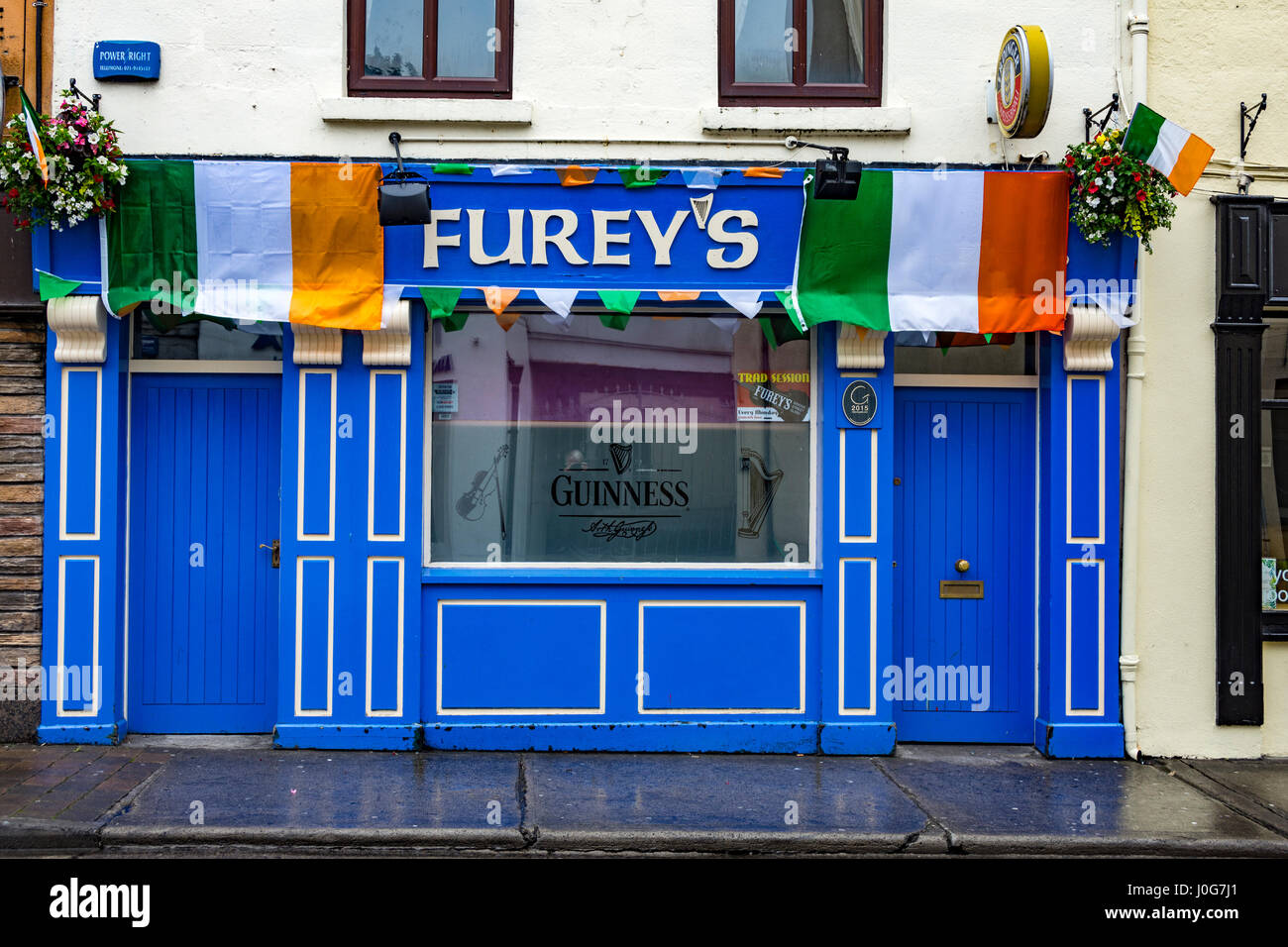 Die Furey Bar, Bridge Street, Sligo Stadt, County Sligo, Irland Stockfoto