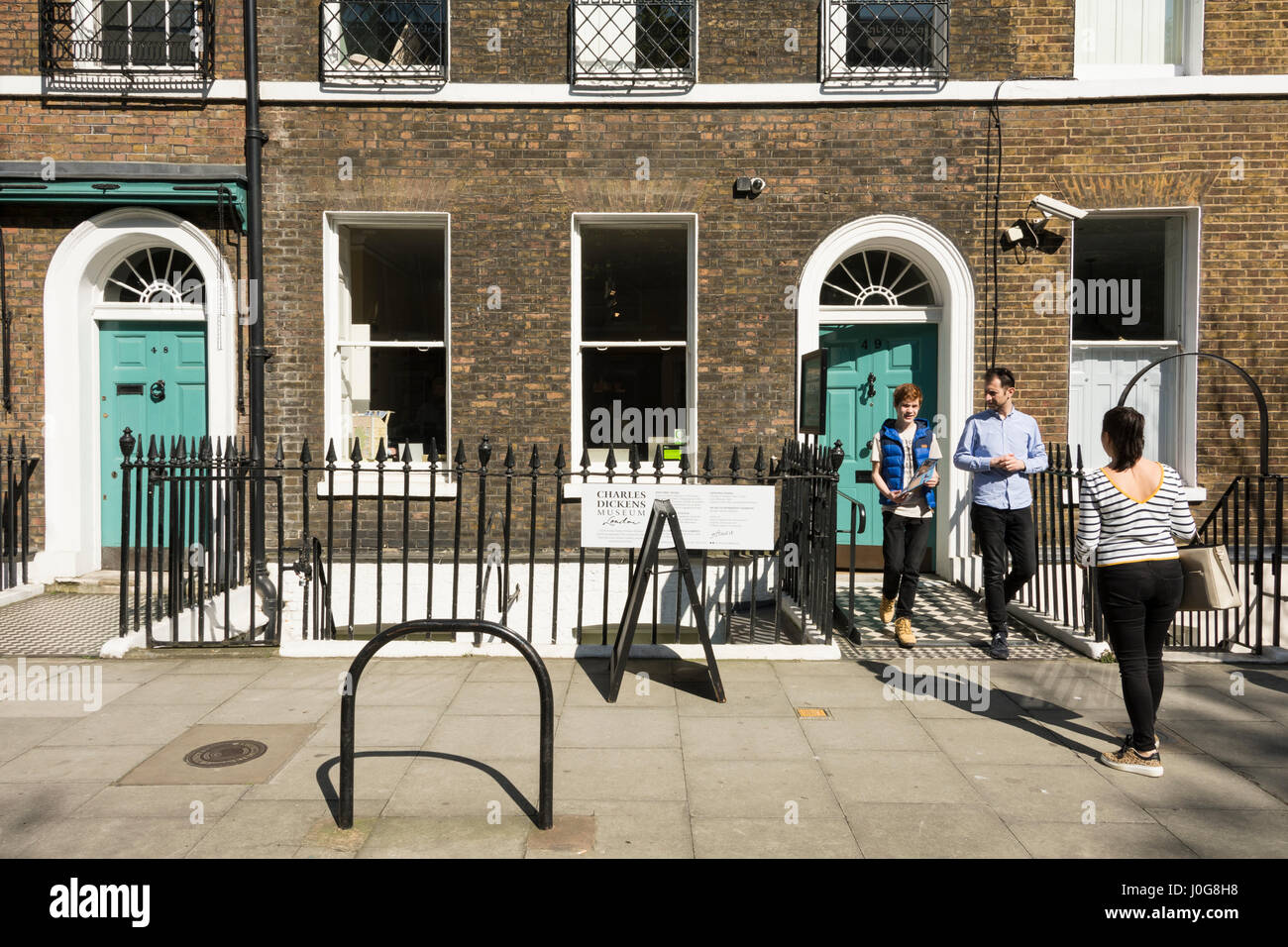 Das Charles DIckens Museum, 48 Doughty Street, London, UK Stockfoto