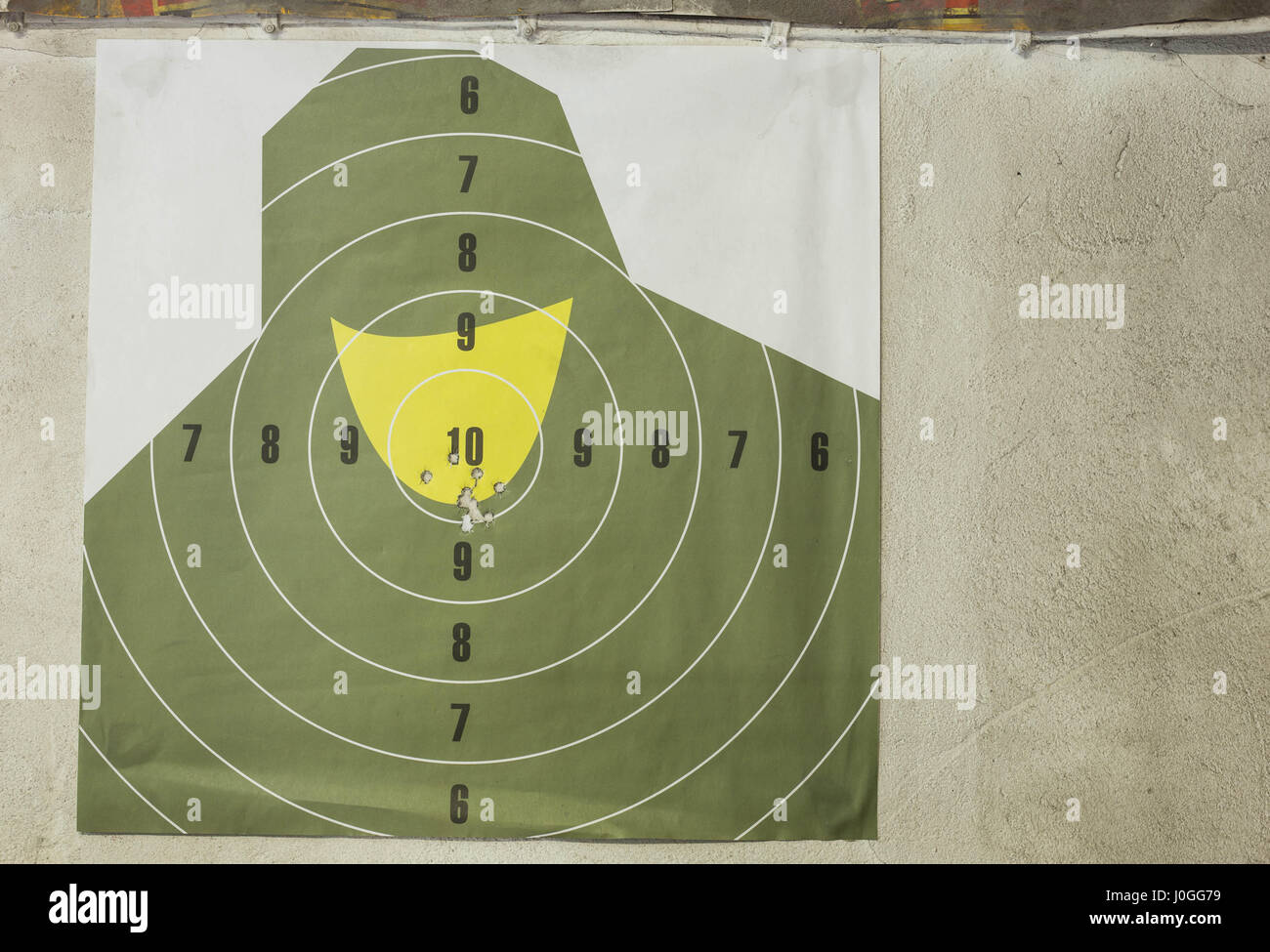 Shooting Range Schild Stockfoto