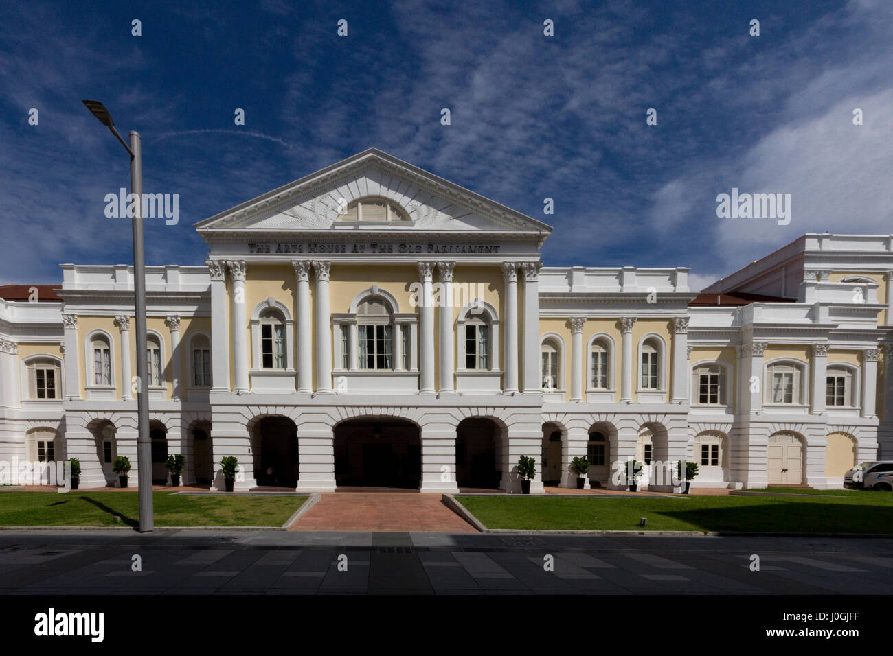 Das Kunst-Haus im alten Parlamentsgebäude in Singapur Stockfoto