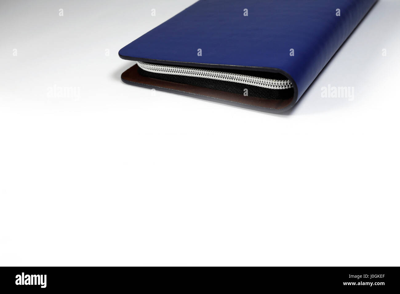 Notebook isoliert auf weißem Hintergrund Stockfoto