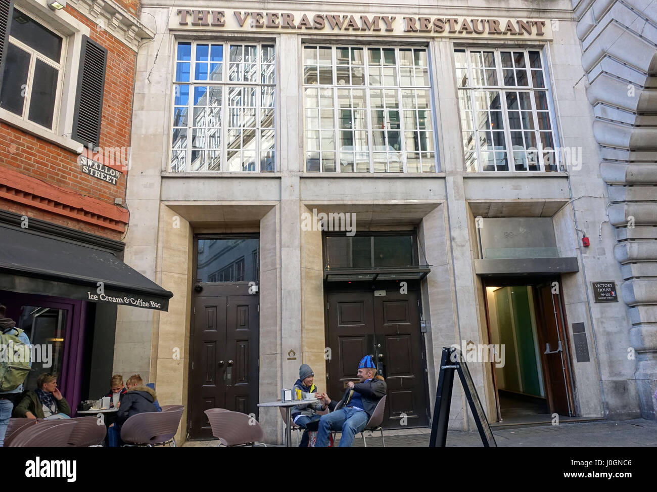 Das Veeraswamy indische Restaurant in der Nähe von Regent Street, London Stockfoto