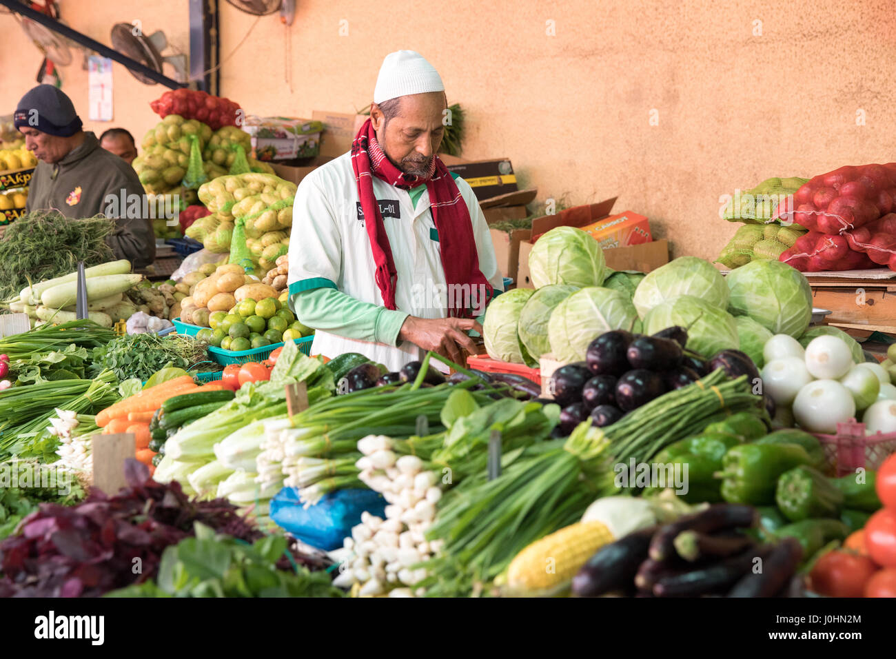 Die Deira Lebensmittelmarkt, Dubai, Vereinigte Arabische Emirate Stockfoto