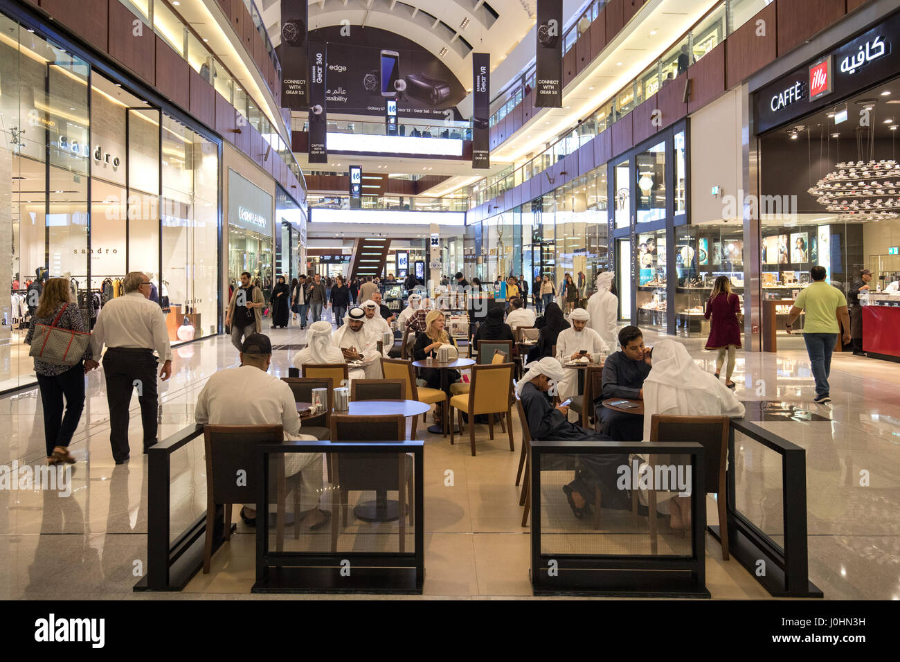 Dubia Mall, Dubai, Vereinigte Arabische Emirate Stockfoto