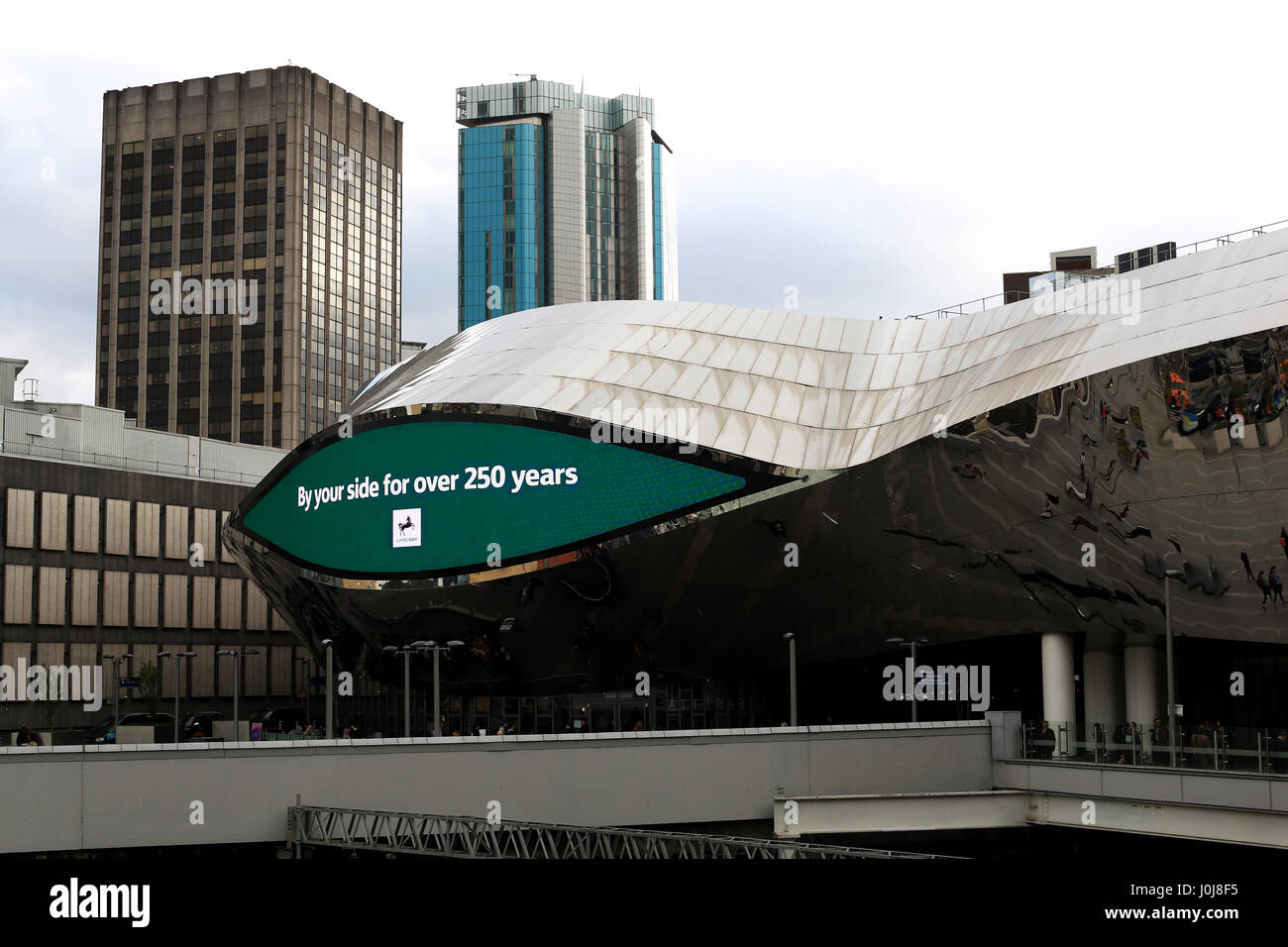 Lloyds Bank Anzeige an der Grand Central Station Birmingham Stockfoto