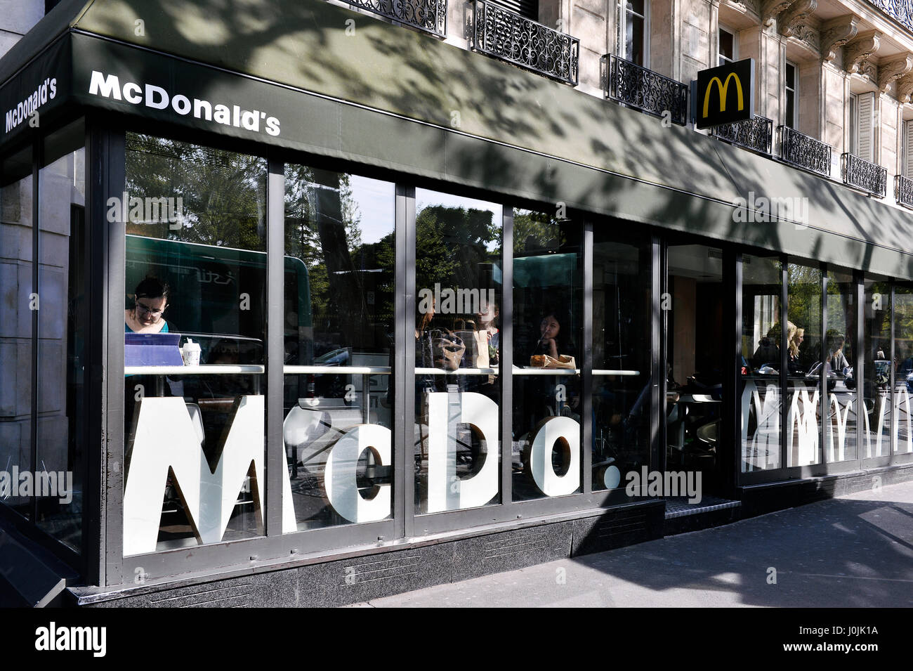 McDo Fast-Food, Paris 5., Frankreich Stockfoto