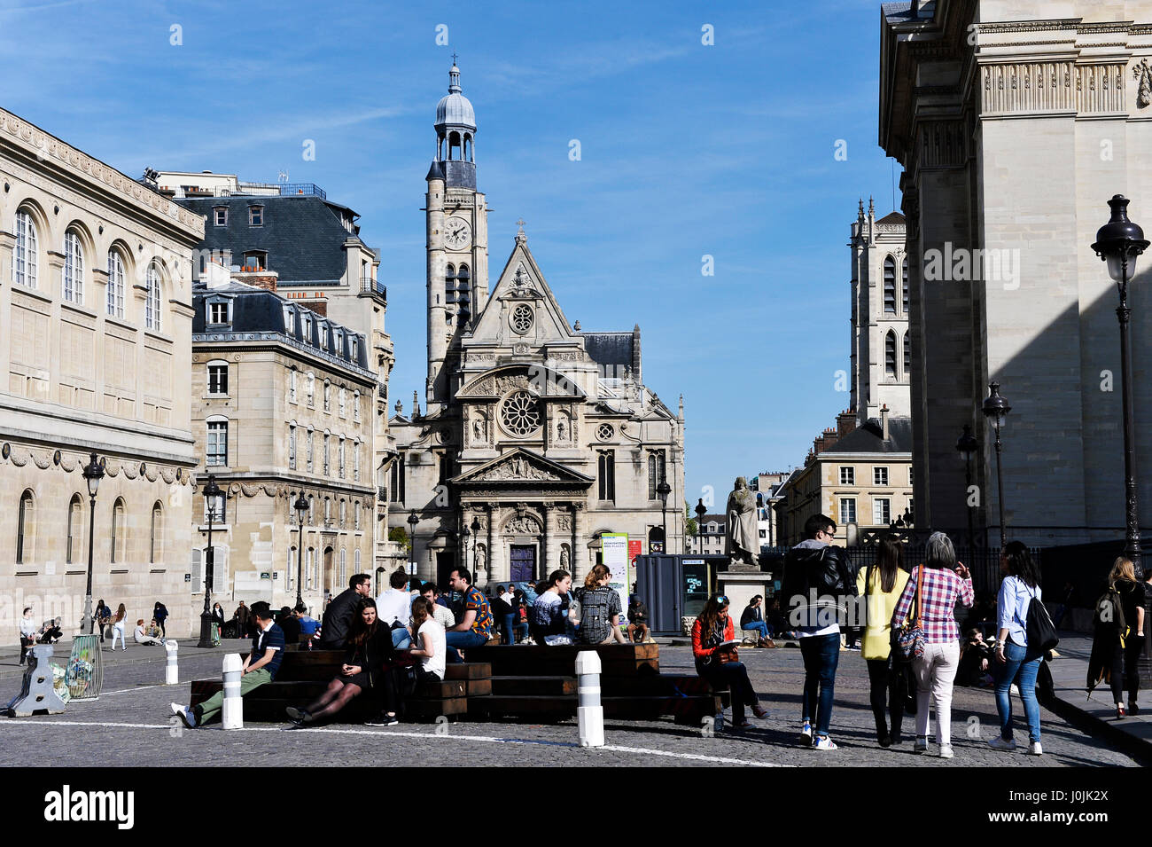 Kirche Saint-Etienne-du-Mont, Paris, Frankreich Stockfoto