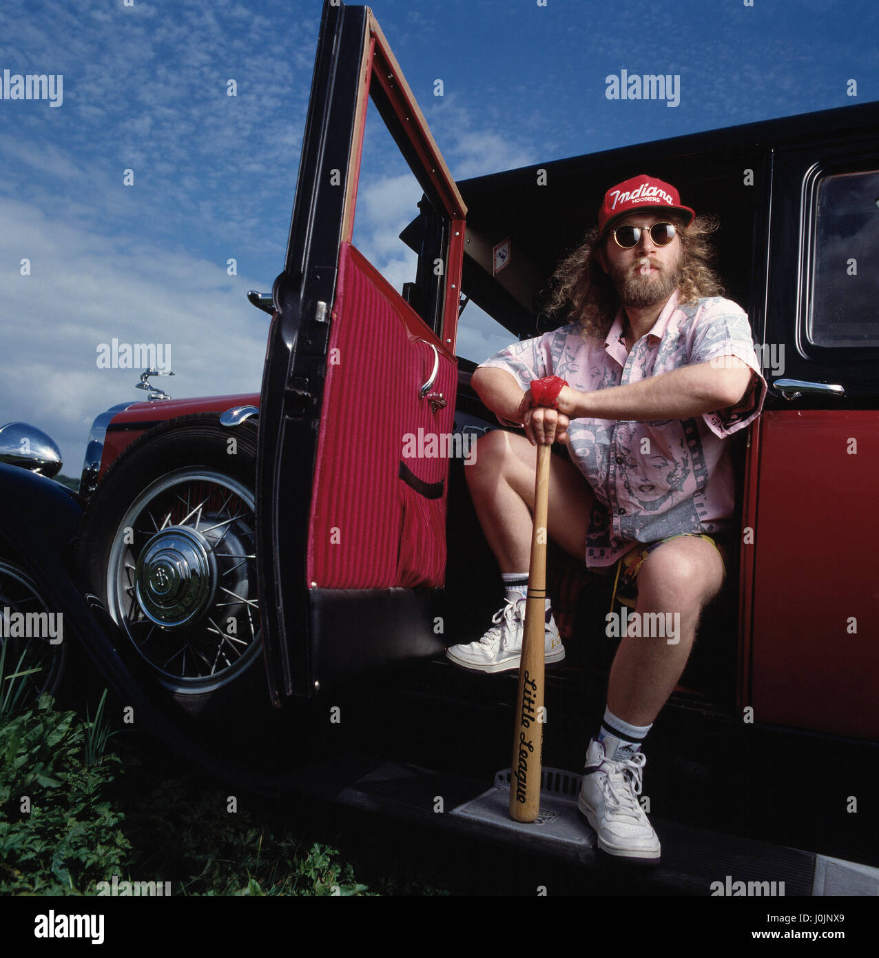 Porträt von Andy Bausch (Regisseur, Drehbuchautor) 08.12.1989 © Philippe MATSAS Stockfoto