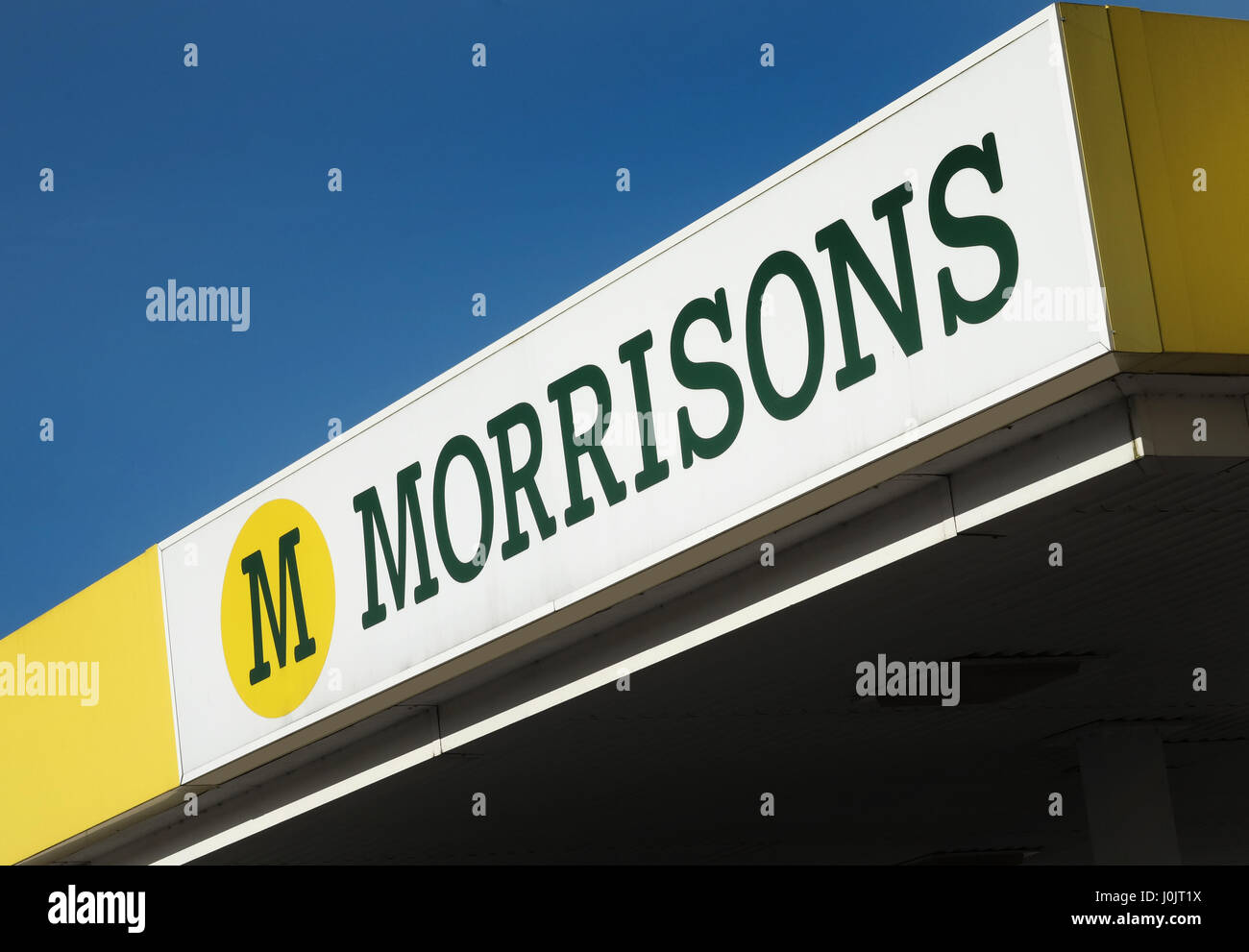 Morrisons Zeichen Stockfoto