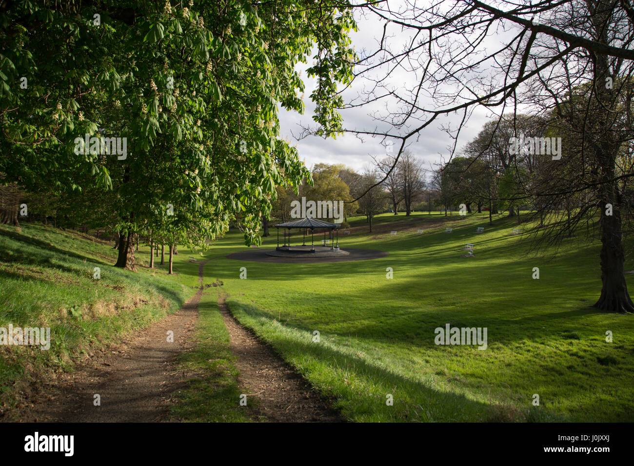 Der Musikpavillon im Phoenix Park, Stadt Dublin, Irland. Stockfoto