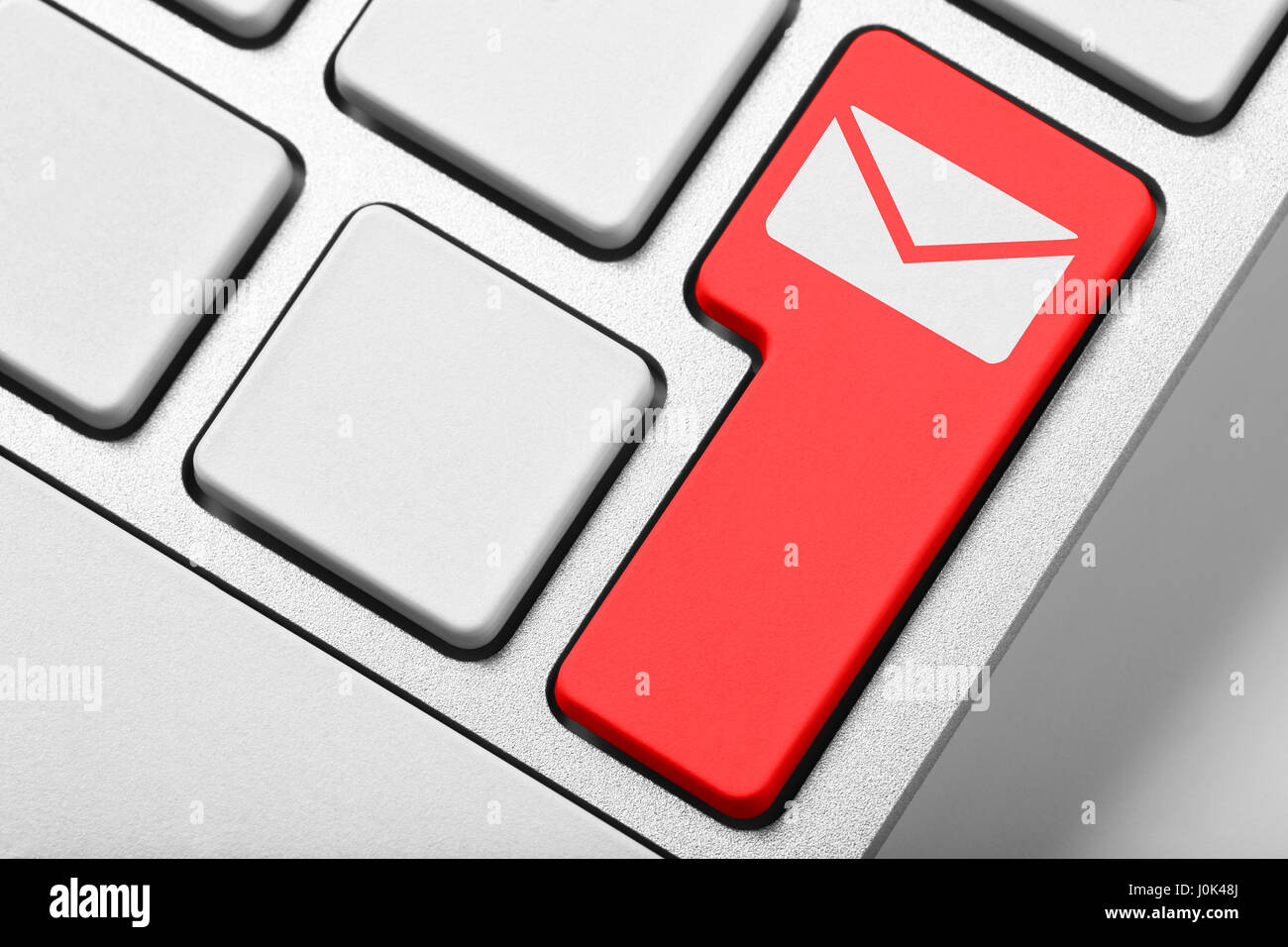 Tastatur mit Symbol "Mail" Stockfoto