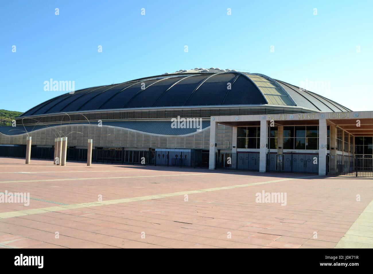 Palau Sant Jordi in Barcelona, Spanien Stockfoto
