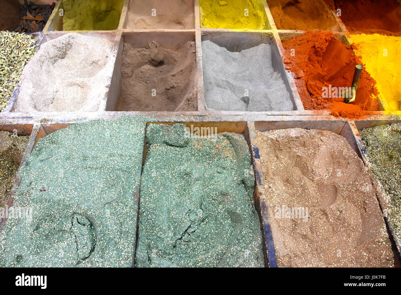 Regionale Küche, Jerusalem Kräuter und Gewürze, Israel Stockfoto