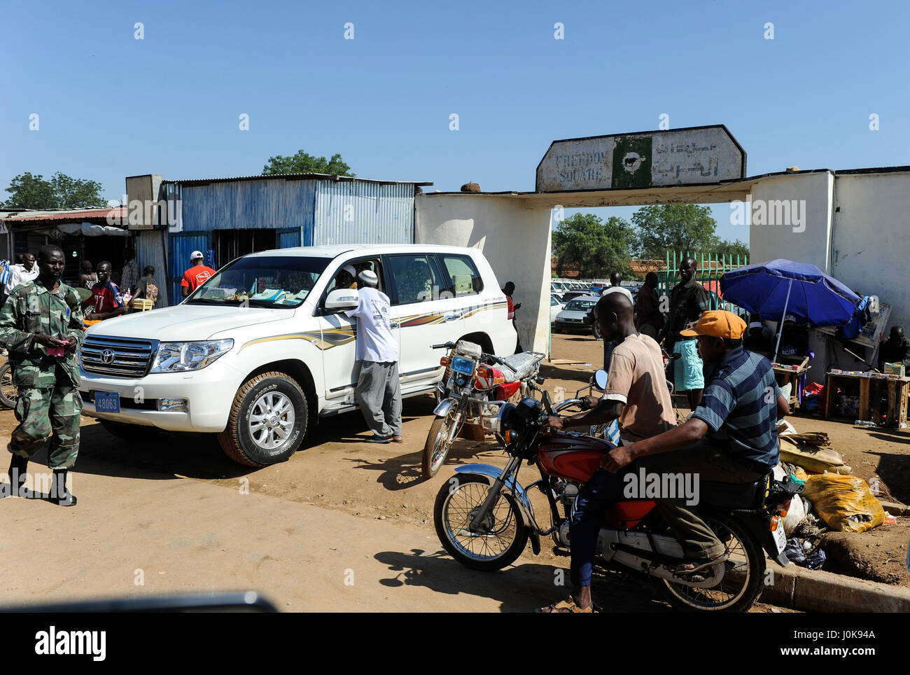 SÜDSUDANS Hauptstadt Juba / Süd-SUDAN Hauptstadt Juba Stockfoto