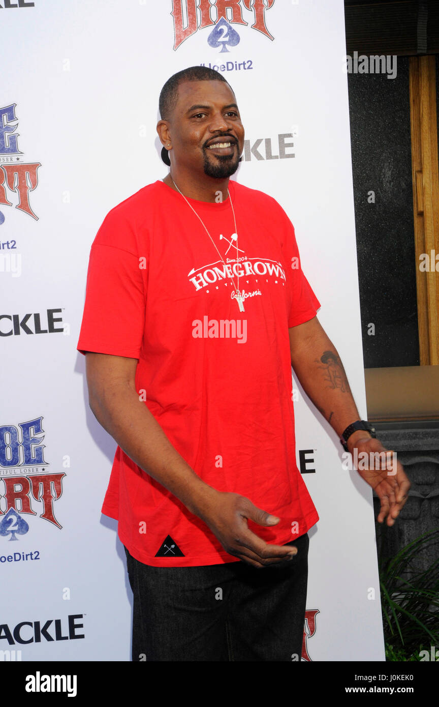 Schauspieler Gerald Johnson besucht die Joe Dirt 2: schöne Verlierer Premiere veranstaltet von Knistern in den Sony Studios auf 24. Juni 2015 in Los Angeles, Kalifornien. Stockfoto