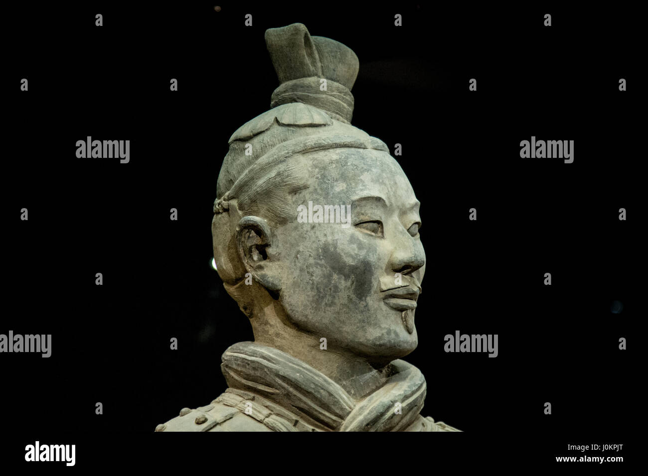 Einer der vielen Tausenden von Terrakotta Soldaten in Xi'an, China Stockfoto