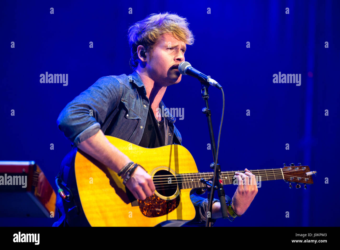 MADRID - SEP 10: Kodaline (Band) führen im Konzert beim Dcode Music Festival am 10. September 2016 in Madrid, Spanien. Stockfoto