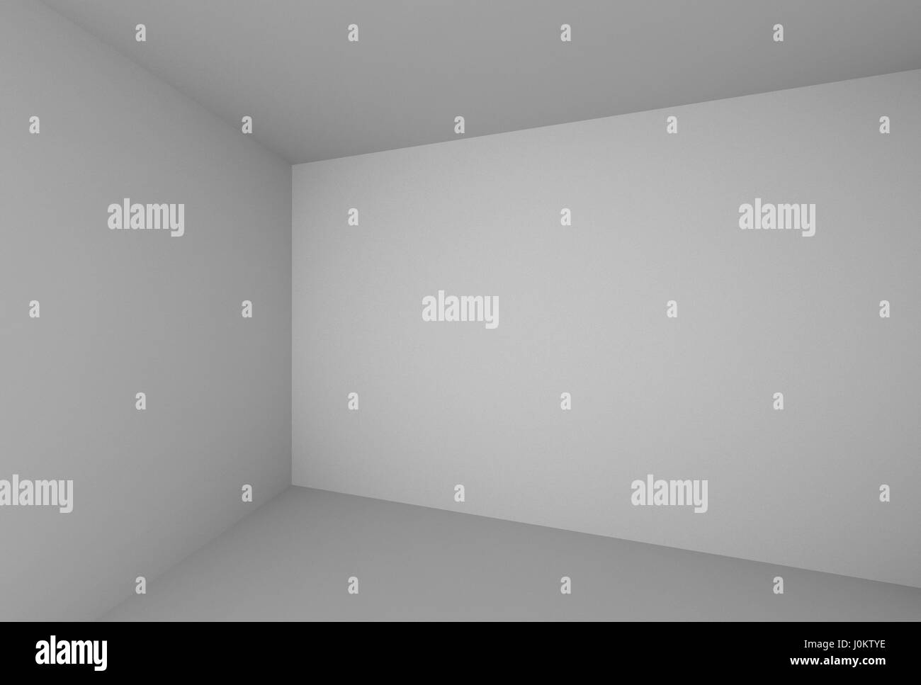 3D Rendering weißen leeren Raum, innen Abbildung Stockfoto