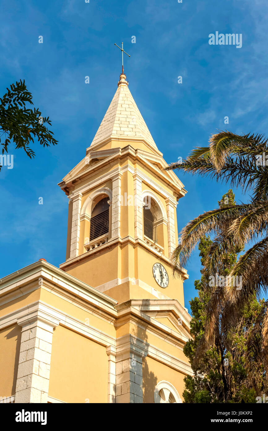 St. Katharinen-Kirche in Novalja, Insel Pag, Kroatien Stockfoto