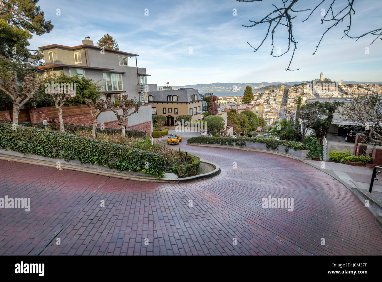 Lombard Street, San Francisco, Kalifornien, USA Stockfoto