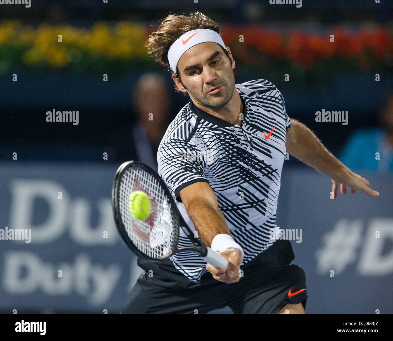 ROGER FEDERER (SUI) in Aktion Stockfoto