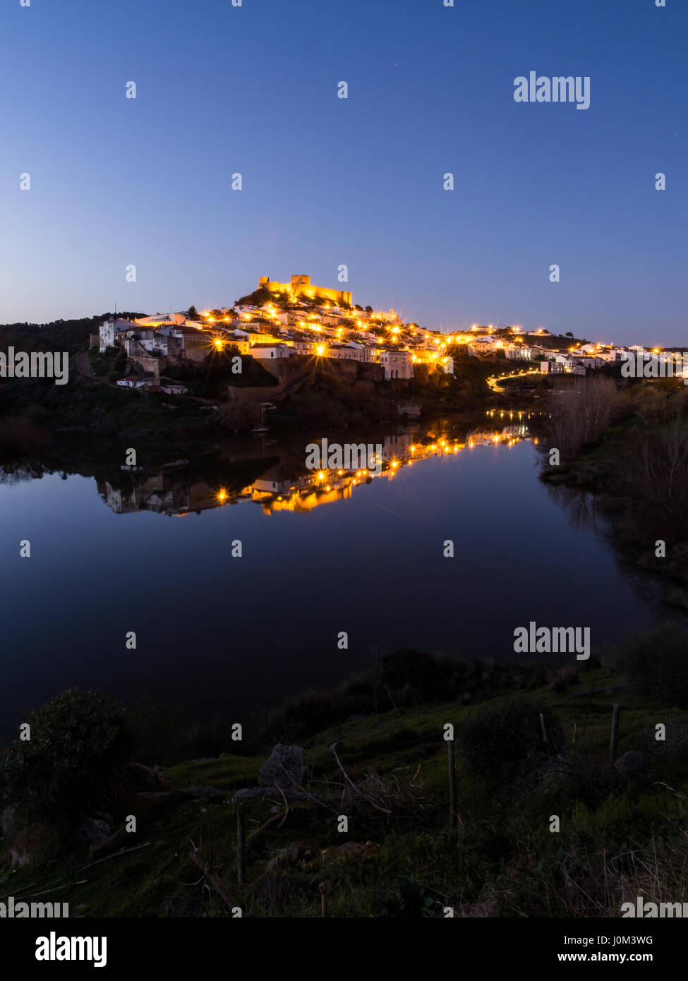 Mertola in Alentejo Region in Südportugal. Stockfoto