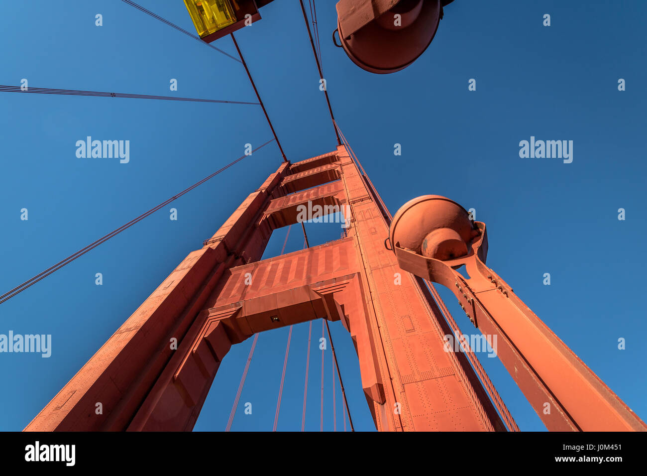 Detail der Golden Gate Bridge - San Francisco, Kalifornien, USA Stockfoto