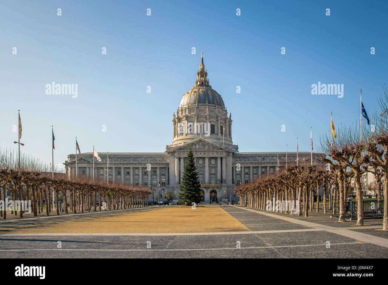 Rathaus von San Francisco - San Francisco, Kalifornien, USA Stockfoto