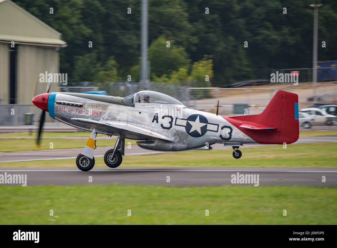 North American P - 51D Mustang (TALL-IN-THE-Sattel). Stockfoto