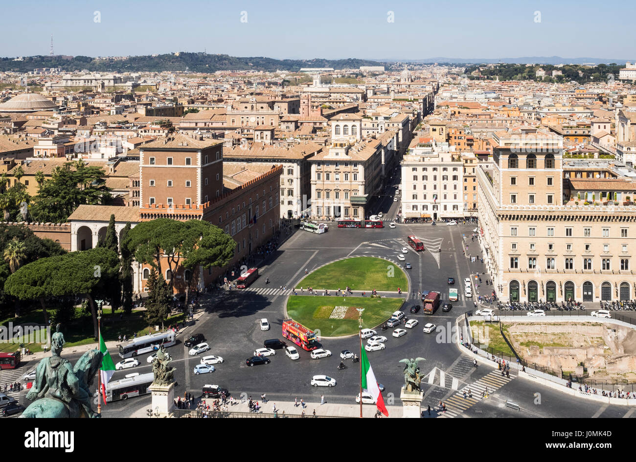 Piazza Venezia Stockfoto