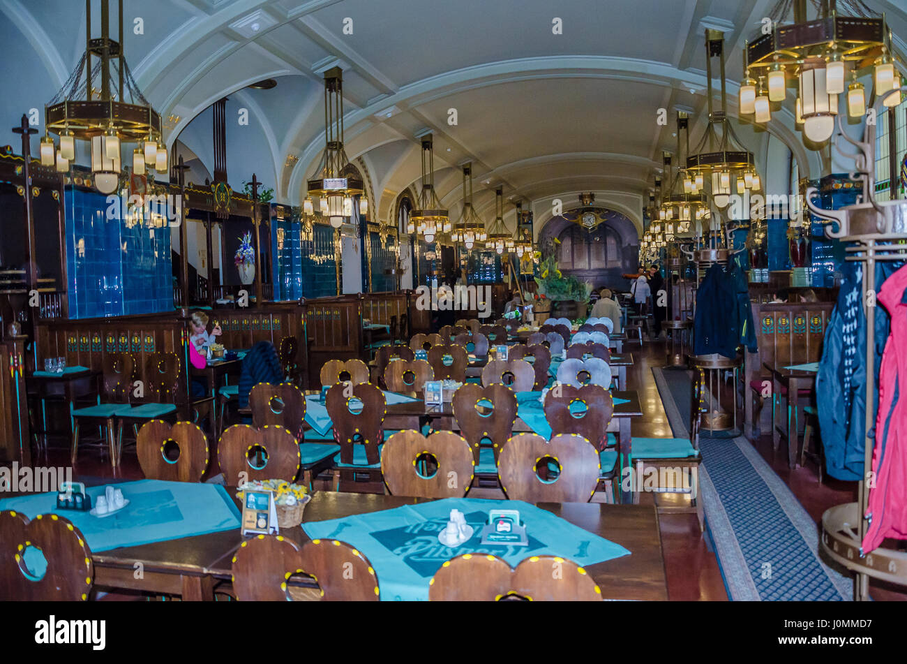 Gemeindehaus in Prag ist die Stadt vor allem Jugendstil-Gebäude, und einer der schönsten in Europa. Stockfoto