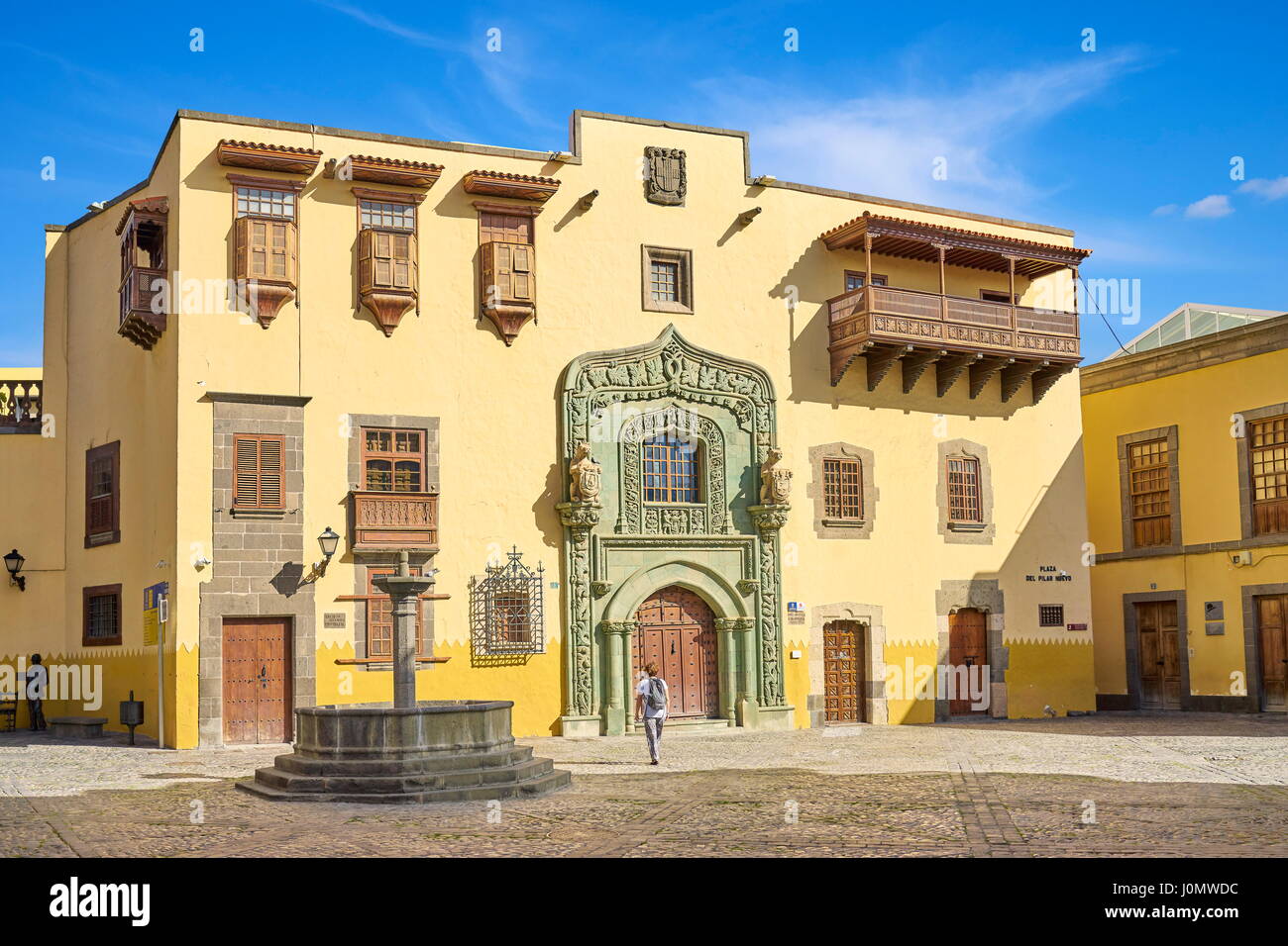 Columbus Haus, Las Palmas, Gran Canaria, Spanien Stockfoto