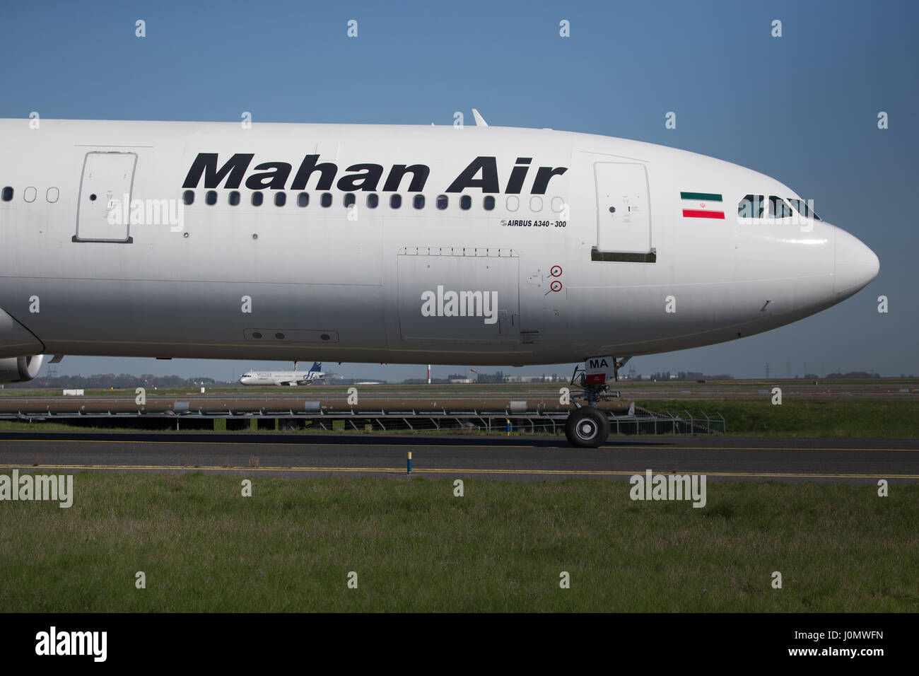 Mahan Air Airbus A340 Iran Teheran Stockfoto