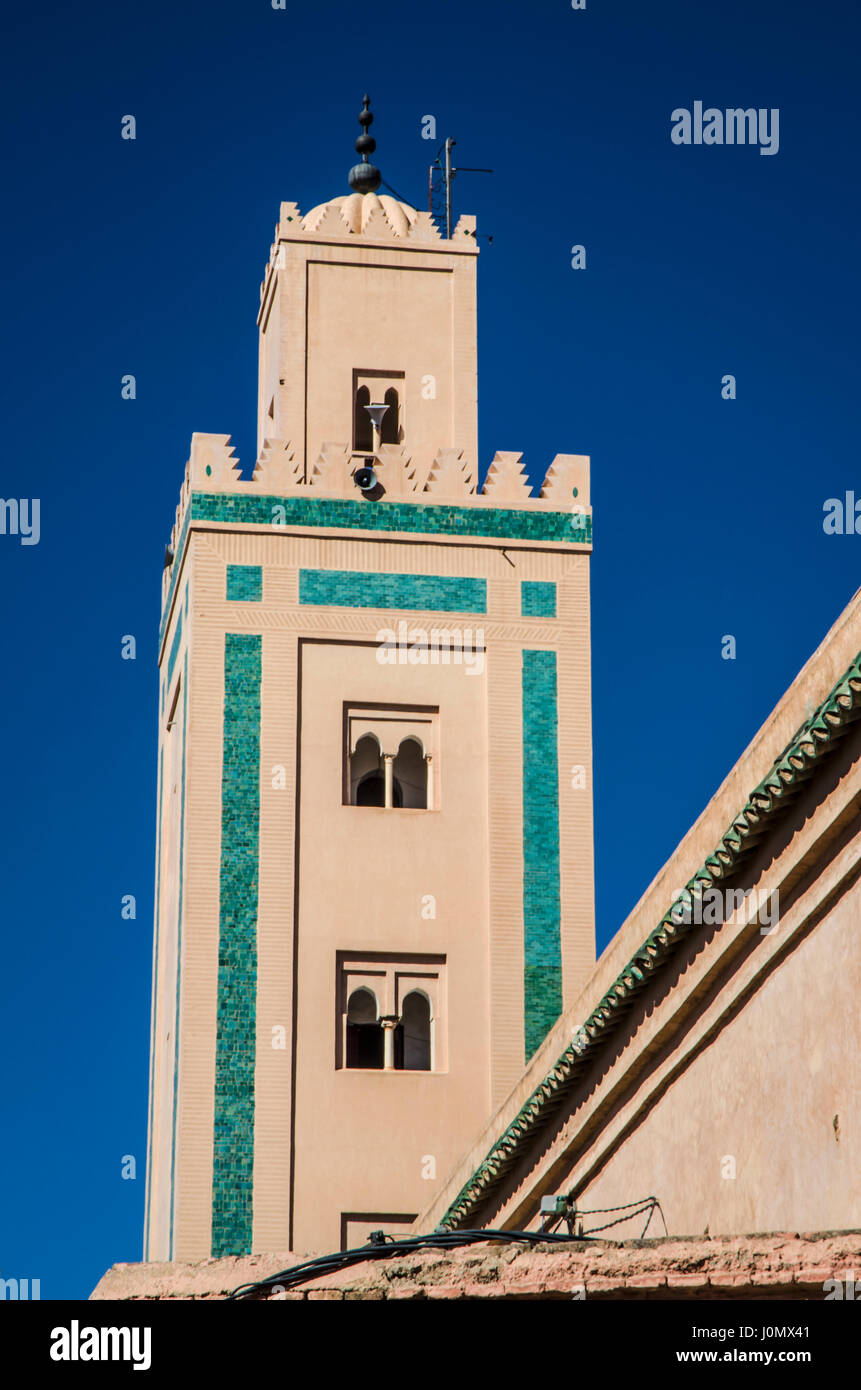 Marrakesch Moschee Ben Youssef Stockfoto