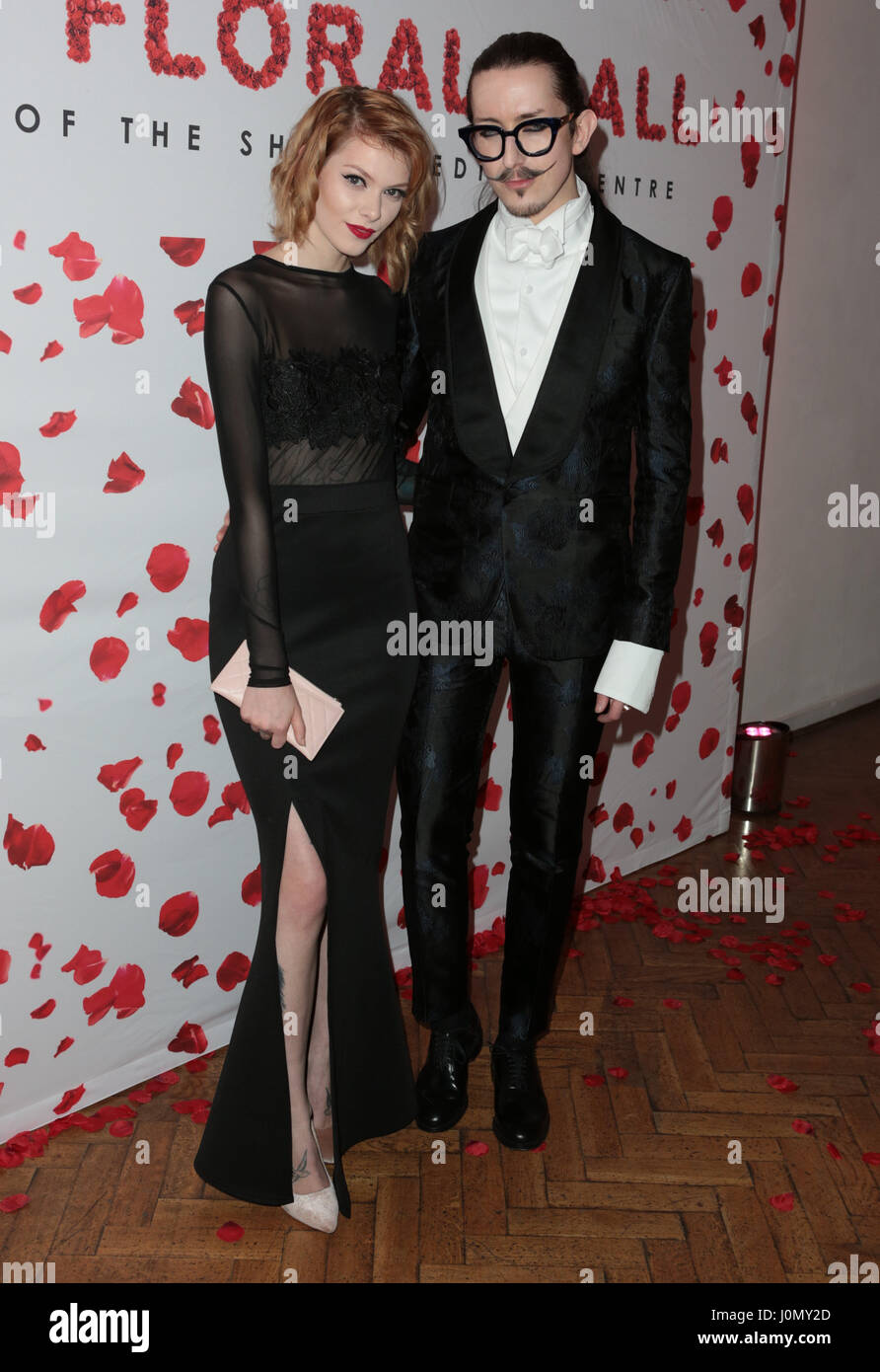 Gäste besuchen die floralen inaugural Ball zugunsten Israels größtes Krankenhaus, Sheba Medical Center Featuring: Joshua Kane Where: London, Vereinigtes Königreich bei: 14. März 2017 Stockfoto