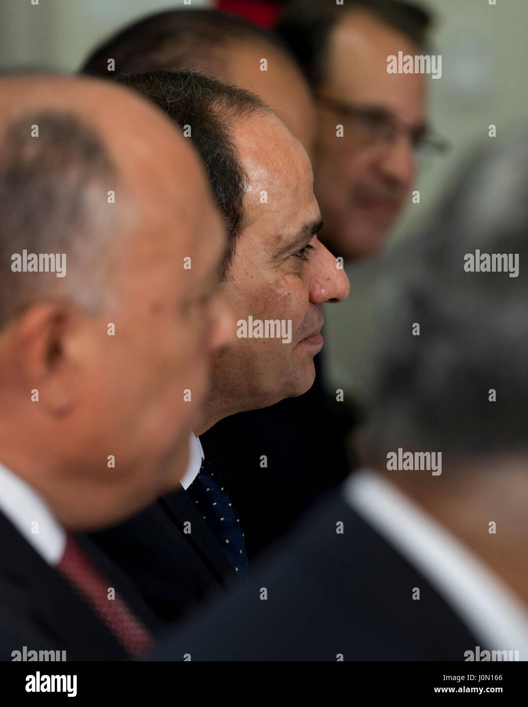 Ägyptische Präsident Abdel Fattah el-Sisi Stockfoto